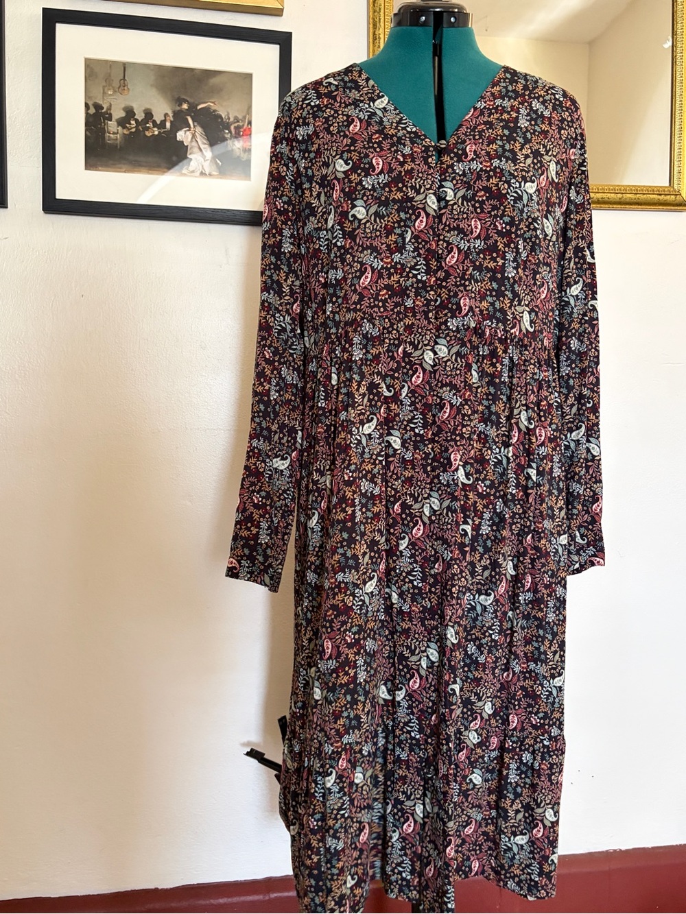Floral Paisley dress